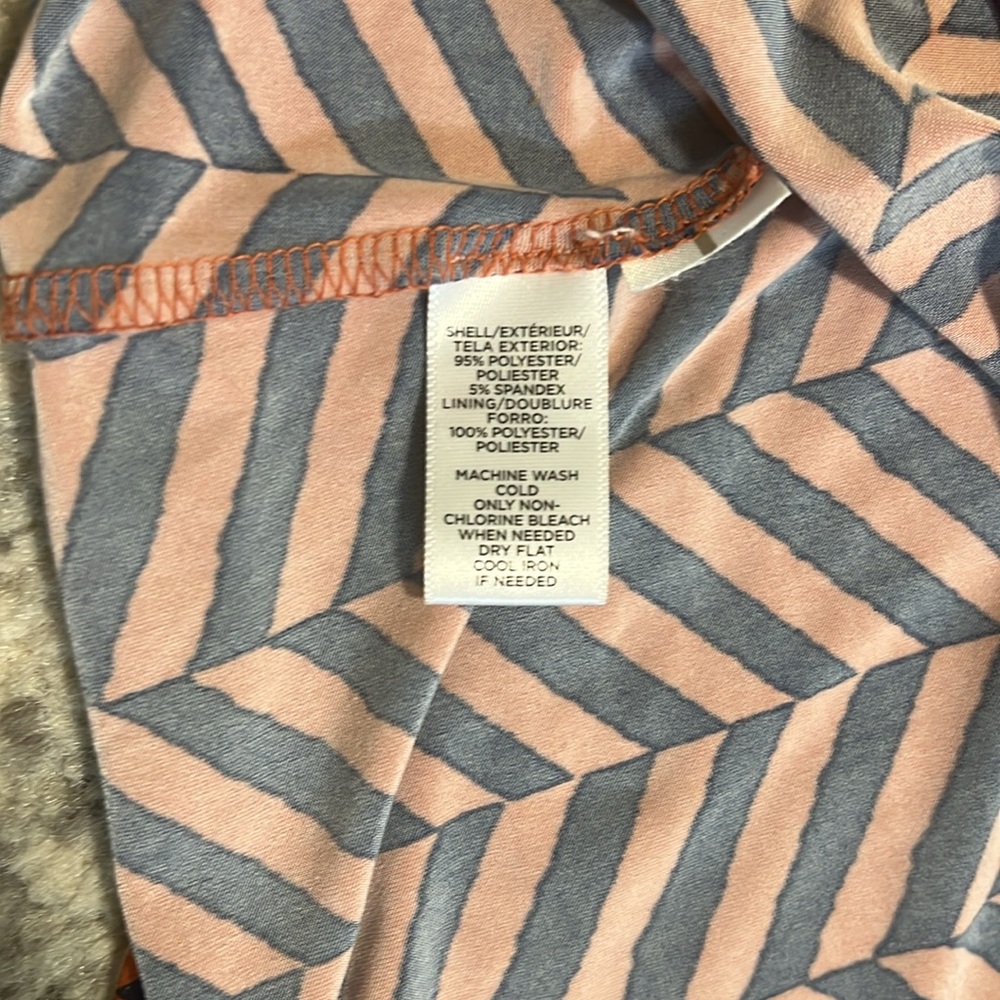 Loft Chevron Maxi Dress size M - Picture 5 of 5